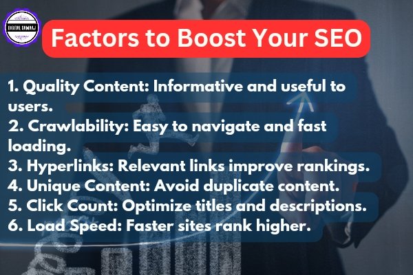 Factors to Boost your SEO