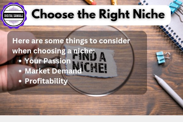 Choose the Right Niche