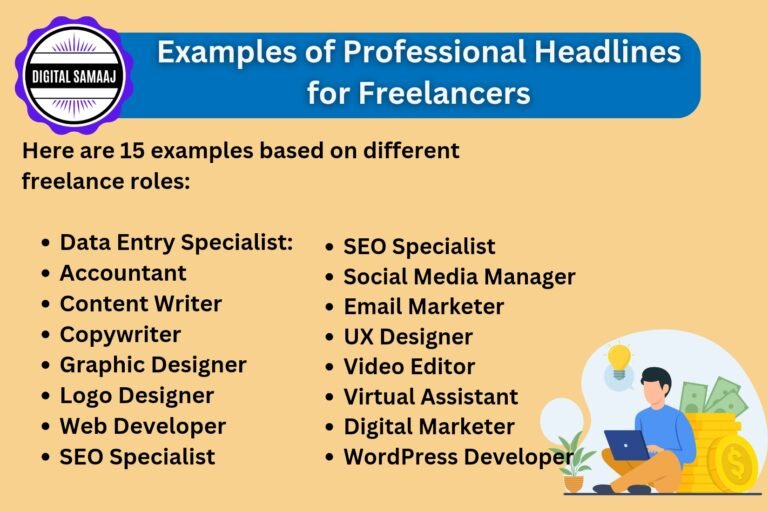 Examples of Professional Headlines for Freelancers